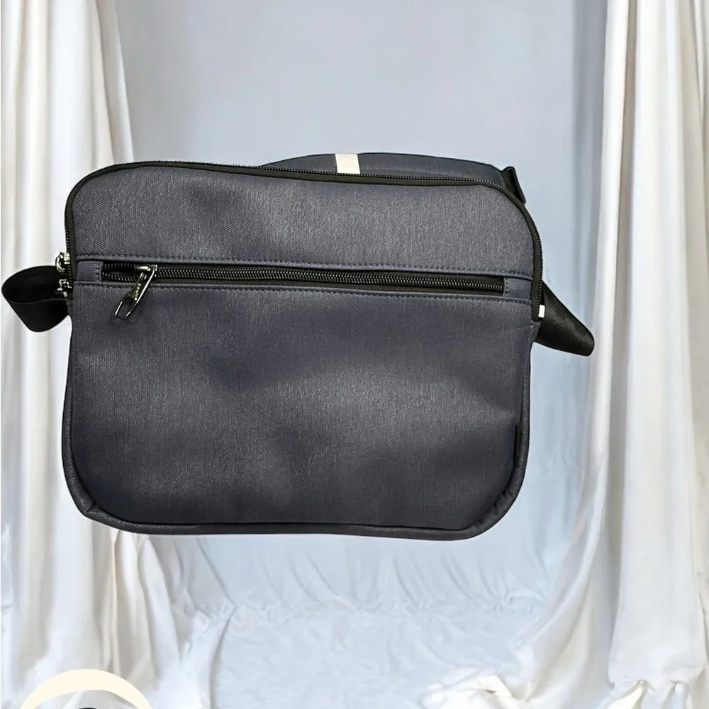 Laptop Bag Gray finpac travel bag briefcase